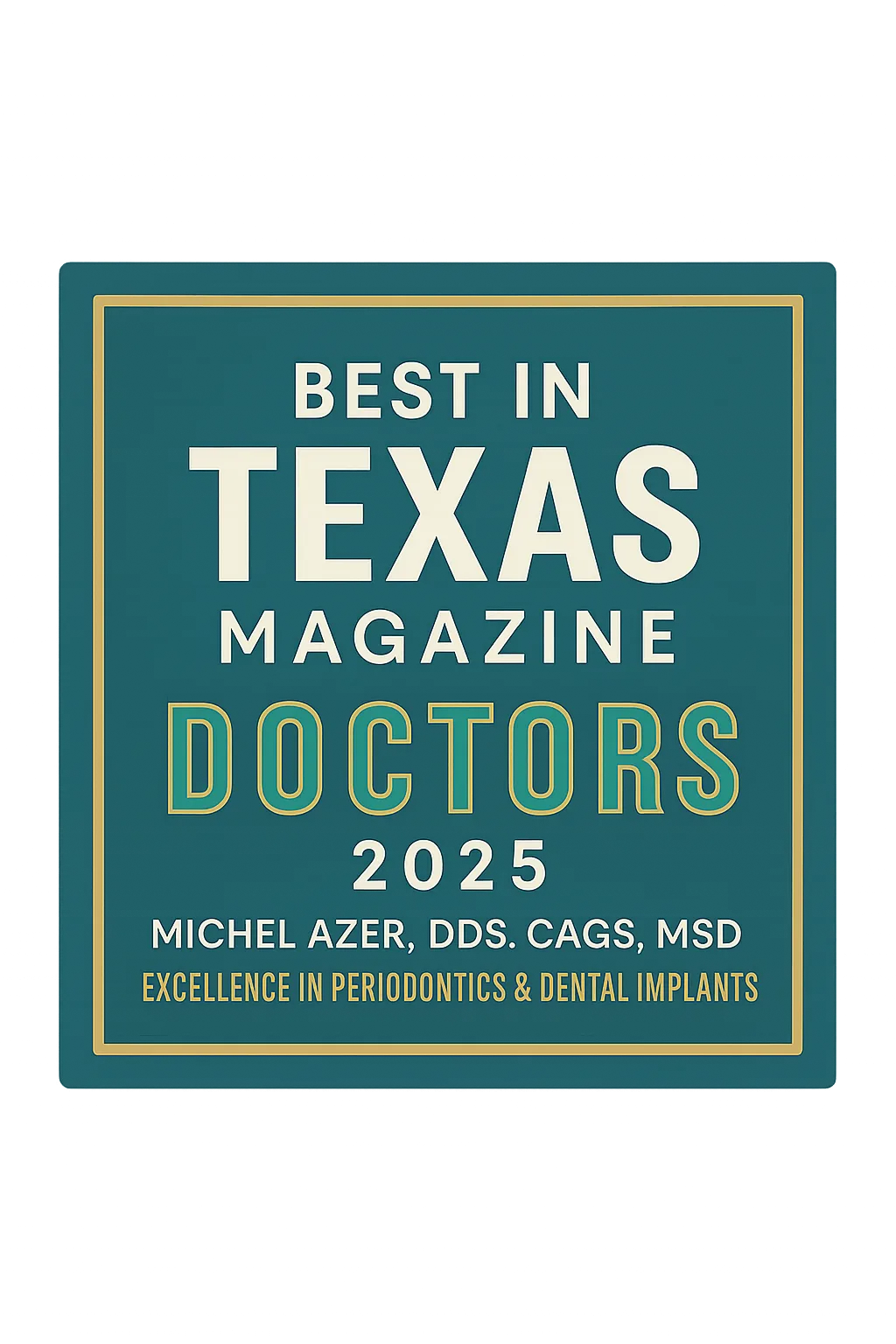 Best in Texas Magazine Doctors 2025